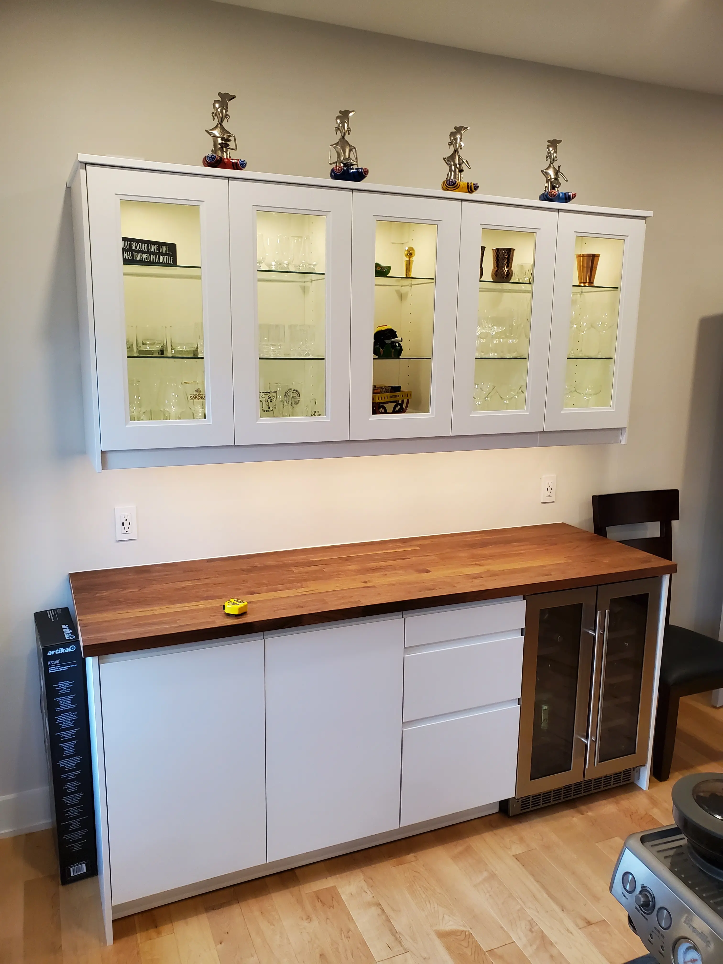 Custom Built-In Home Bar in Tenafly NJ